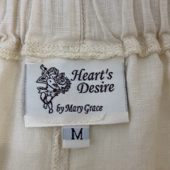 Heart's Desire Medium Linen Pants Yellow - Picture 6 of 9